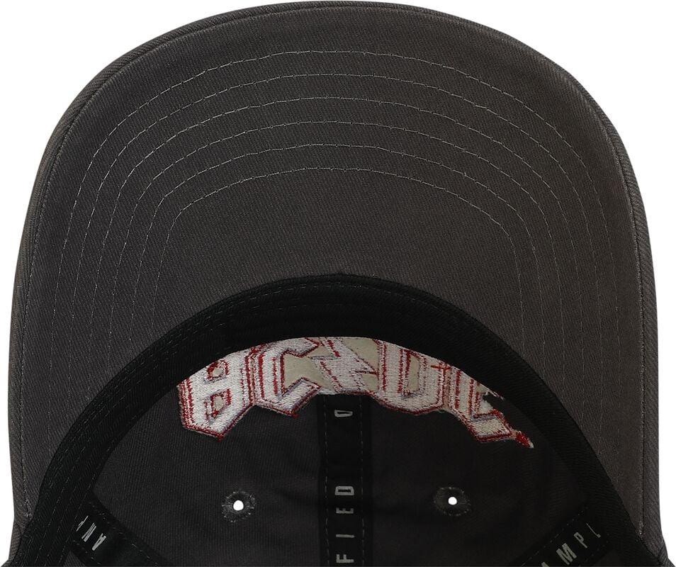 Rock Revival "Amplified Collection - AC/DC" Cap Charcoal By AC/DC