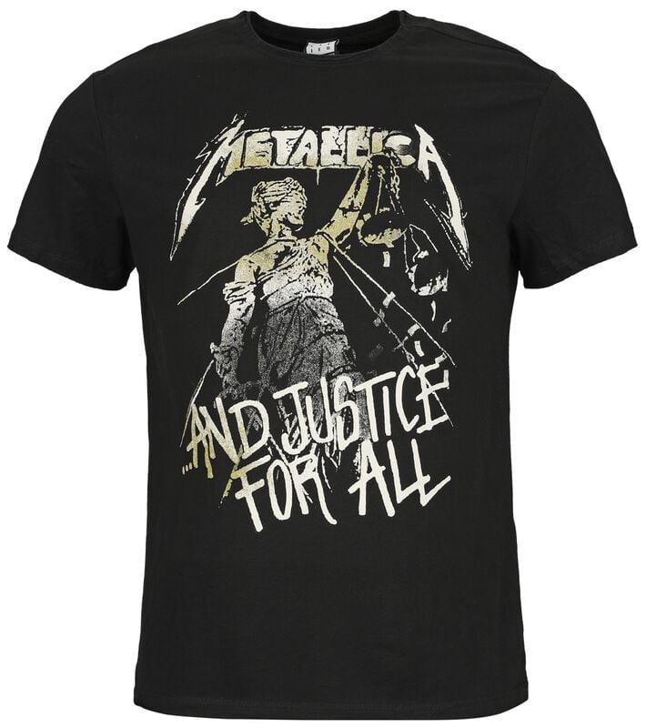 rock revival "Amplified Collection - And Justice For All" T-Shirt black by Metallica