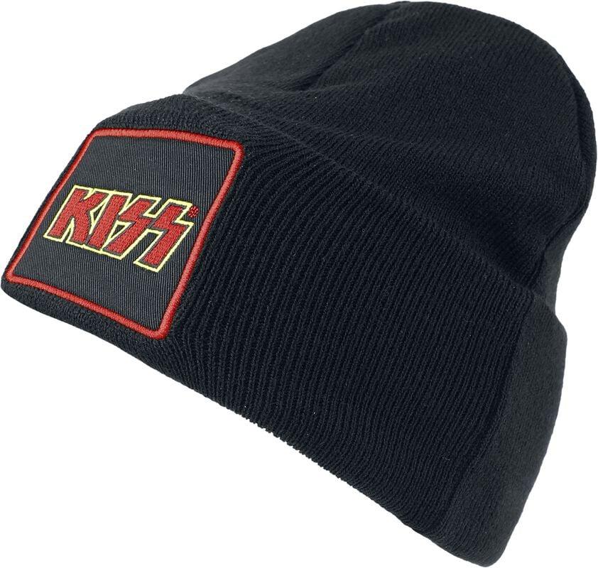 rock revival "Amplified Collection - Patch Beanie" Beanie black by Kiss