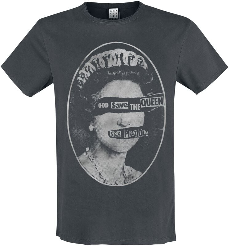 rock revival "Amplified Collection - Queens" T-Shirt charcoal by Sex Pistols