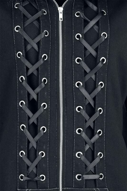 Rock Revival "Anatomy Bat Hoodie Jacket" Hoodie Jacket Black By Vixxsin