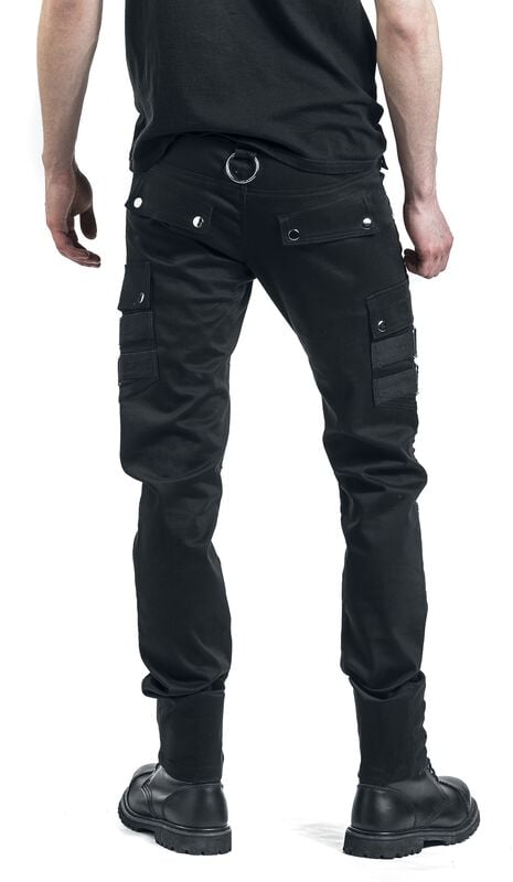 Rock Revival "Anders Trousers" Cloth Trousers Black By Chemical Black