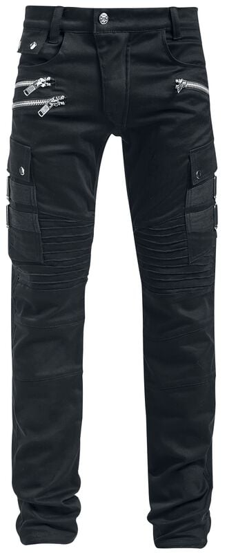 Rock Revival "Anders Trousers" Cloth Trousers Black By Chemical Black