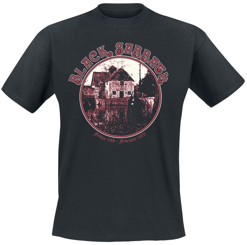 rock revival "Anniversary House" T-Shirt black by Black Sabbath