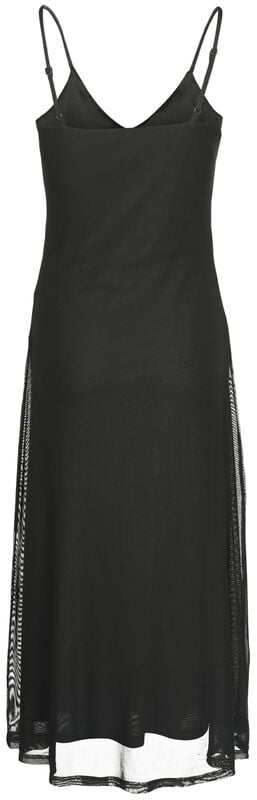 Rock Revival "Araxiel Mesh Dress" Maxi Dress Black By Banned Alternative
