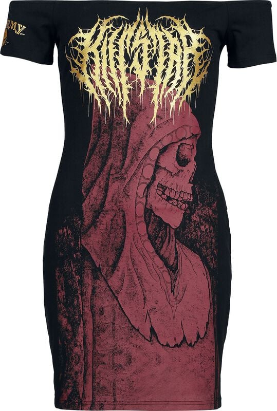 Rock Revival "Arcane Rituals Mini Dress" Mini Dress Black-red By Alchemy By Killstar