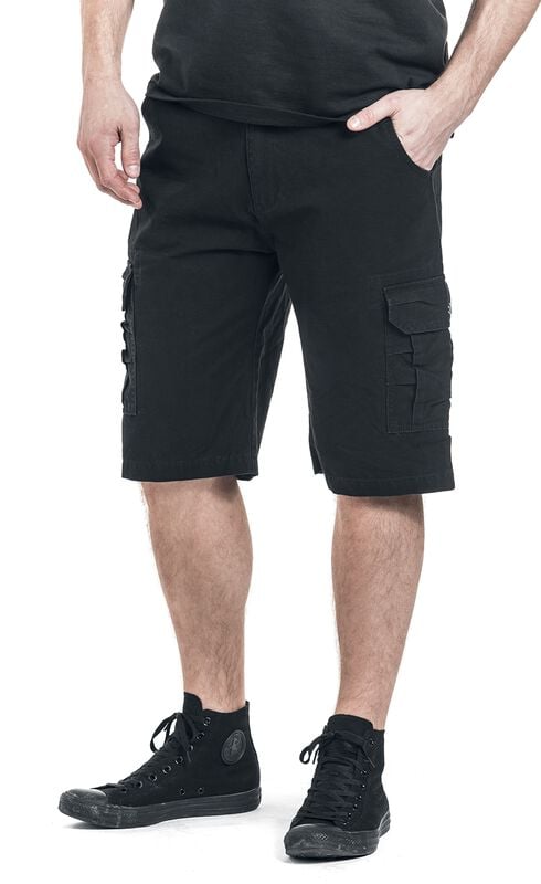 Rock Revival "Army Vintage Shorts" Shorts Black By RED By EMP