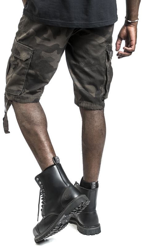 Rock Revival "Army Vintage Shorts" Shorts Dark Camo By Black Premium By EMP