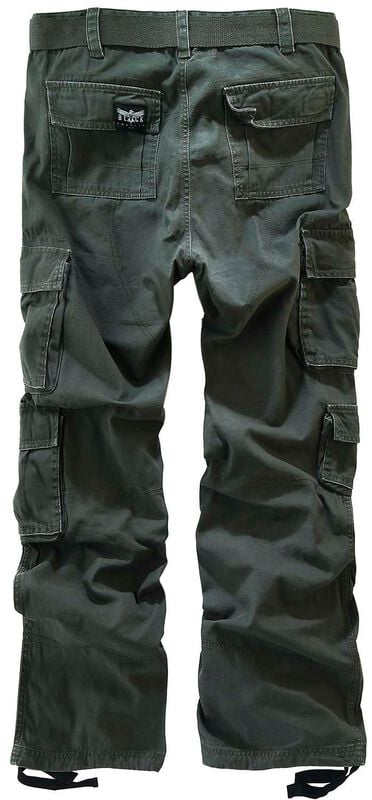 Rock Revival "Army Vintage Trousers" Cargo Trousers Khaki By Black Premium By EMP