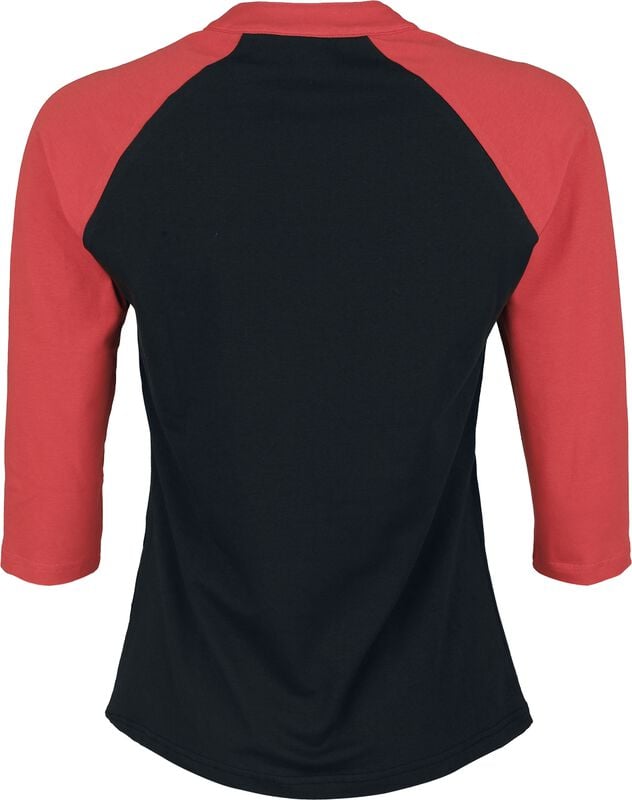 Rock Revival "Asia Dreams - Top" Long-sleeve Shirt Black-red By Pussy Deluxe