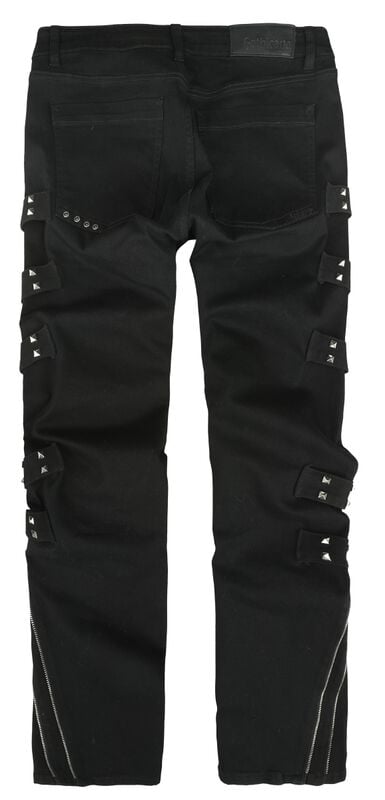 Rock Revival "Azaradel" Cloth Trousers Black By Gothicana By EMP