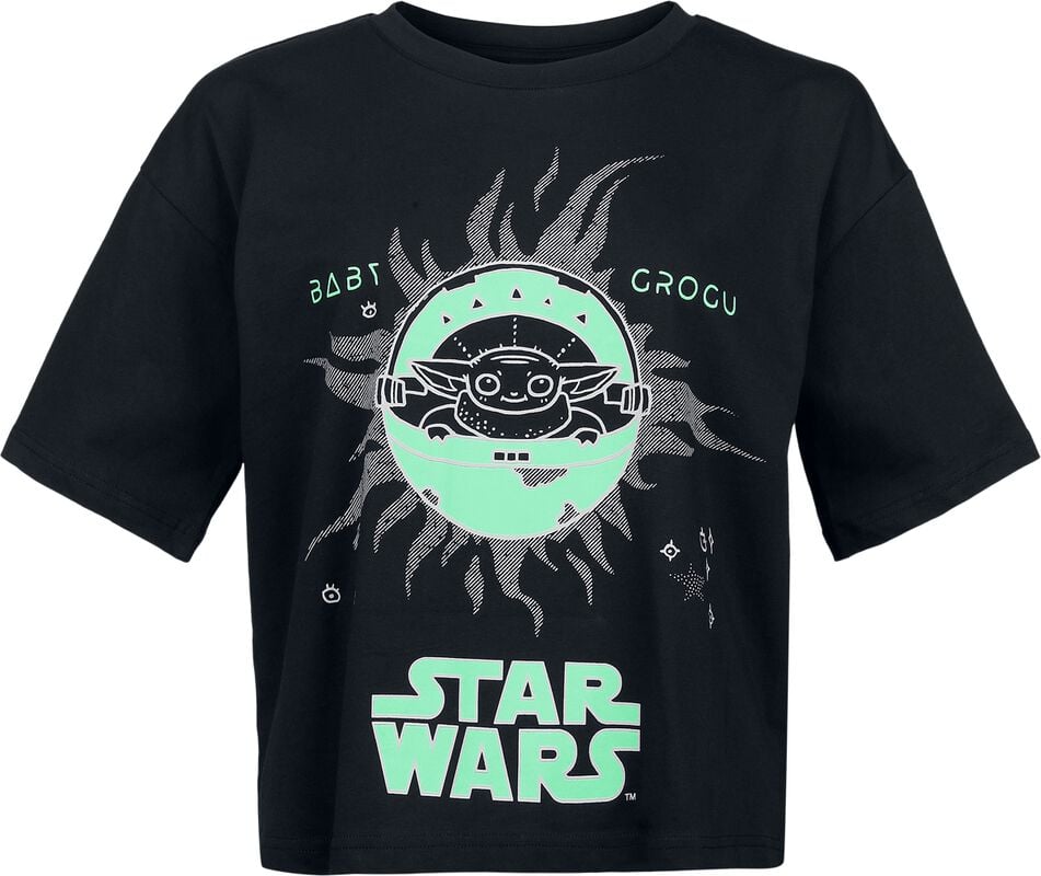 rock revival "Baby Grogu - Oversize" Oversized T-shirt black by Star Wars
