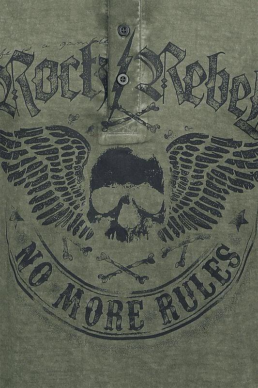 Rock Revival "Back For More" T-Shirt Olive By Rock Rebel By EMP