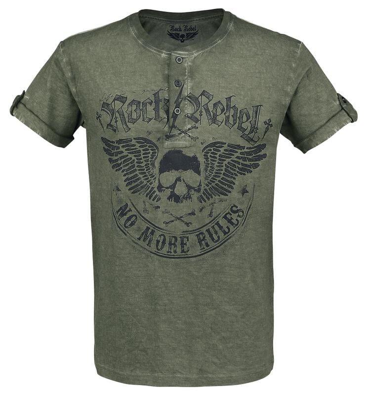 rock revival "Back For More" T-Shirt olive by Rock Rebel by EMP