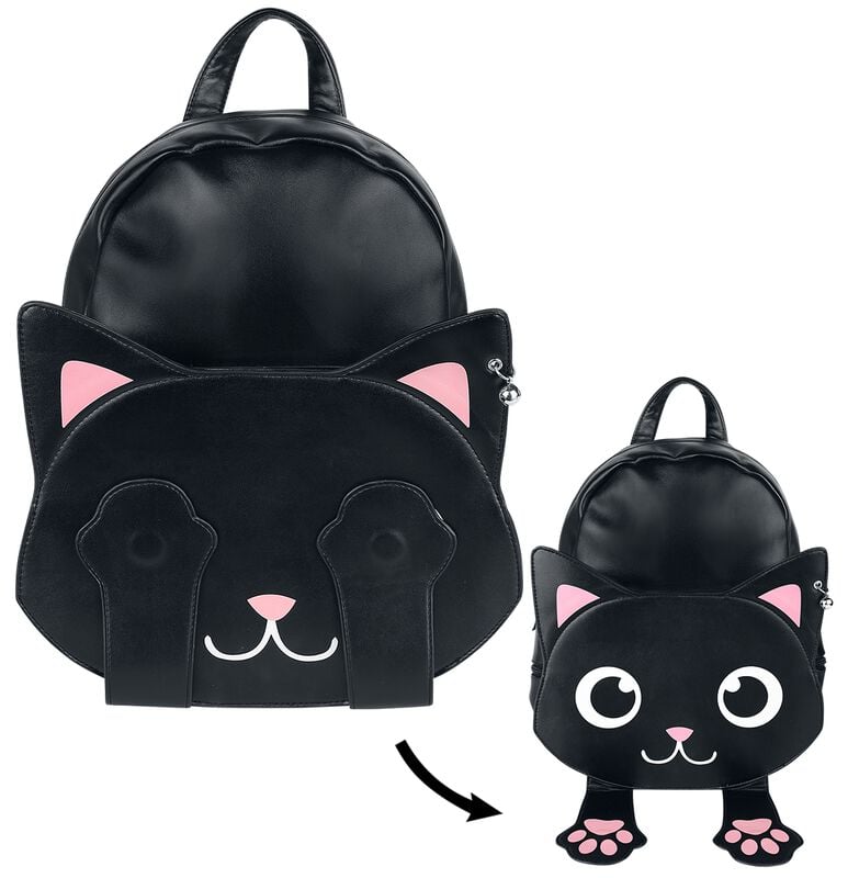 rock revival "Backpack Of Tricks" Backpack black-white by Banned Alternative