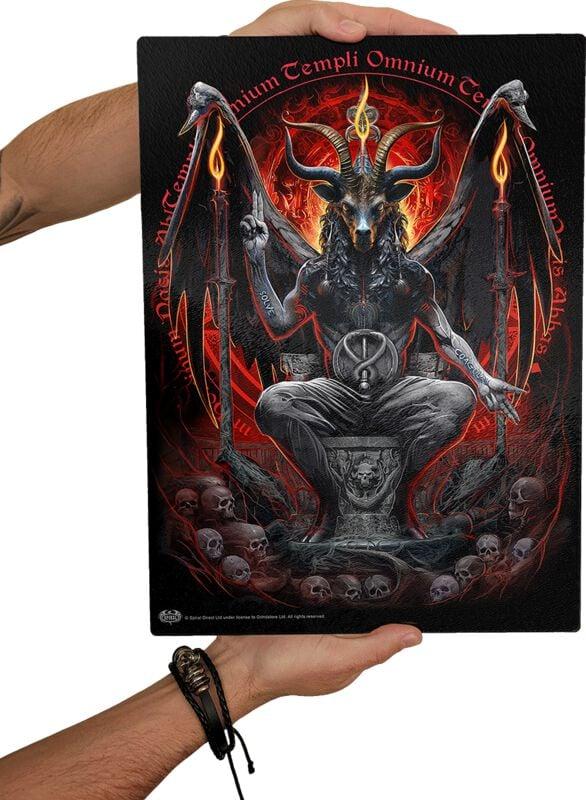 Rock Revival "Baphomet" Cutting Board Multicolour By Spiral
