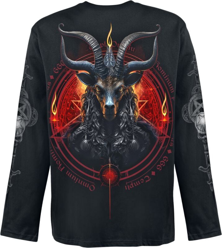 Rock Revival "Baphomet" Long-sleeve Shirt Black By Spiral