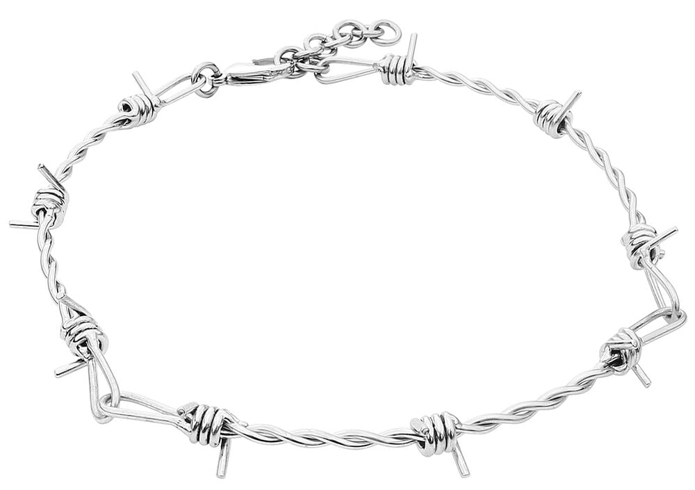 rock revival "Barbed Wire" Necklace by etNox hard and heavy