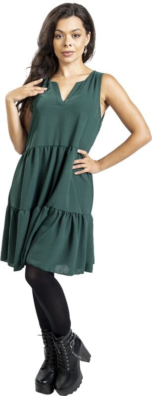 rock revival "Basic Dress" Mini Dress khaki by RED by EMP