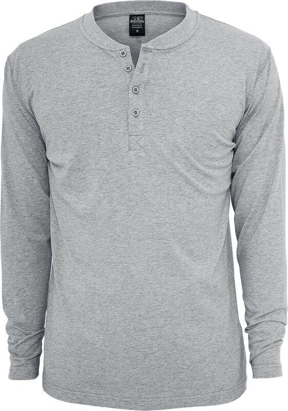 Rock Revival "Basic Henley" Long-sleeve Shirt Grey By Urban Classics