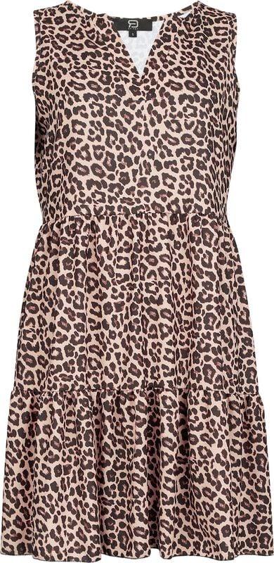 rock revival "Basic Leopard Print Dress" Mini Dress multicolour by RED by EMP