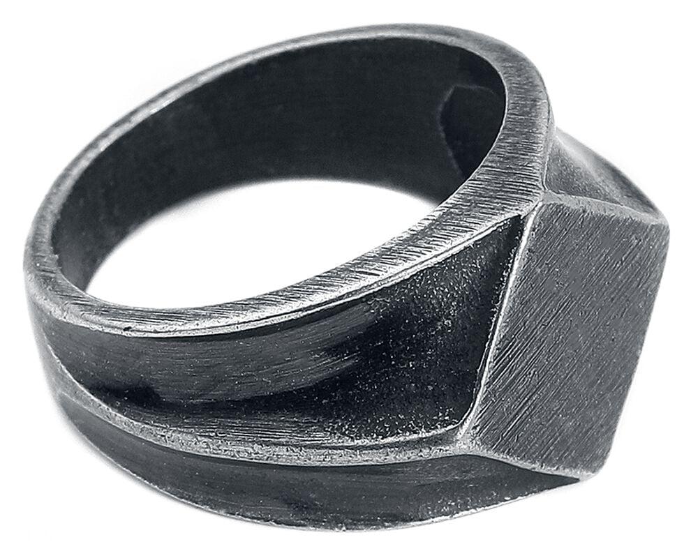 Rock Revival "Basic" Ring Silver-coloured By EtNox Hard And Heavy