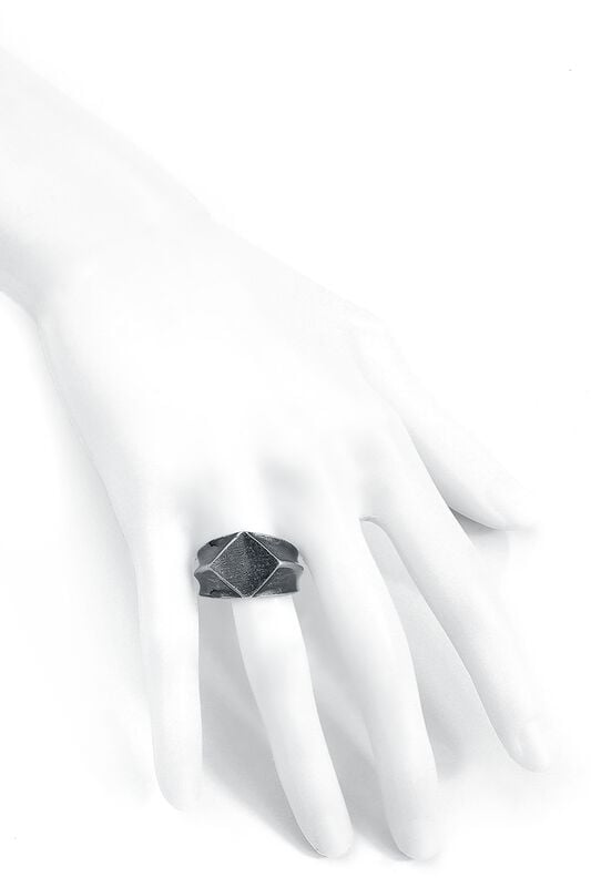 Rock Revival "Basic" Ring Silver-coloured By EtNox Hard And Heavy