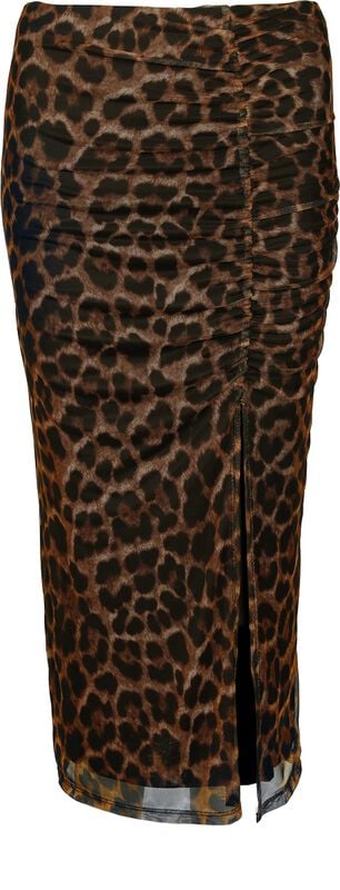 rock revival "Basic Skirt" Midi Skirt multicolour by RED by EMP