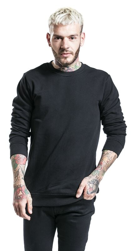 Rock Revival "Basic Terry Crew" Sweatshirt Black By Urban Classics