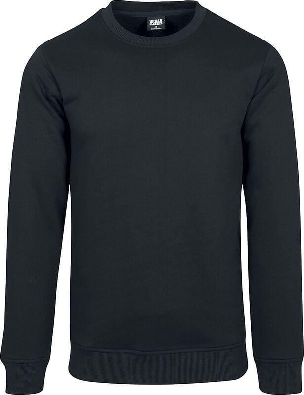 rock revival "Basic Terry Crew" Sweatshirt black by Urban Classics