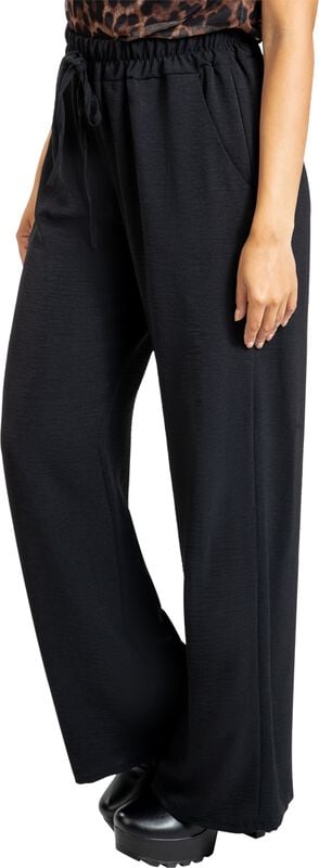 rock revival "Basic Trousers" Cloth Trousers black by RED by EMP