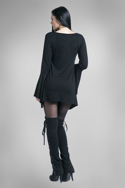 Rock Revival "Bat Country" Long-sleeve Shirt Black By Gothicana By EMP