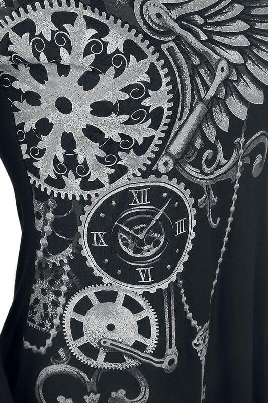 Rock Revival "Bat Country" Long-sleeve Shirt Black By Gothicana By EMP