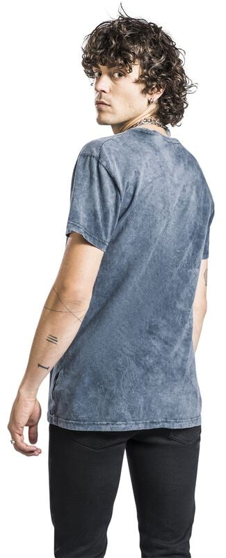 Rock Revival "Batik T-shirt" T-Shirt Grey By Black Premium By EMP