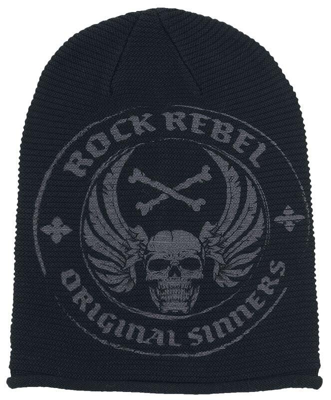 Rock Revival "Beanie" Beanie Black By Rock Rebel By EMP