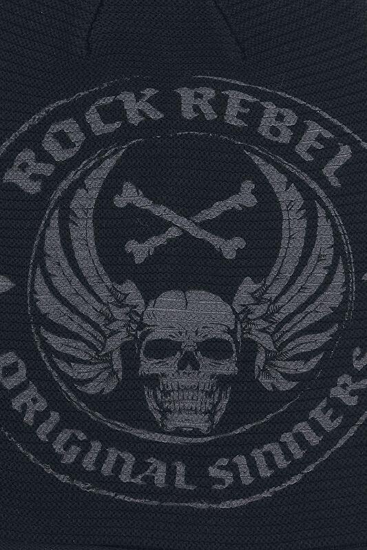 Rock Revival "Beanie" Beanie Black By Rock Rebel By EMP