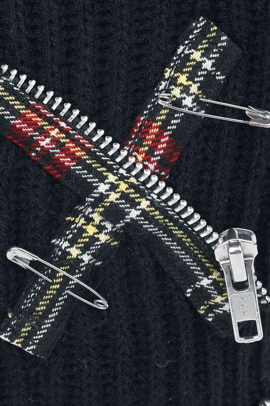 Rock Revival "Beara Hat" Beanie Black-red By Cupcake Cult