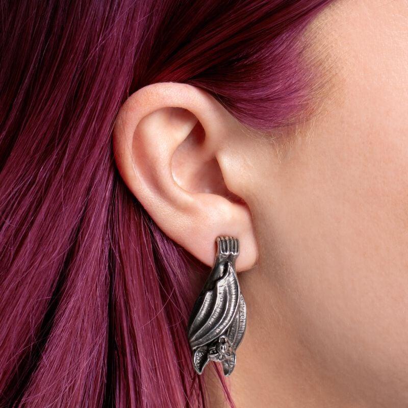 Rock Revival "Before Dusk" Earrings Silver-coloured By Alchemy Gothic