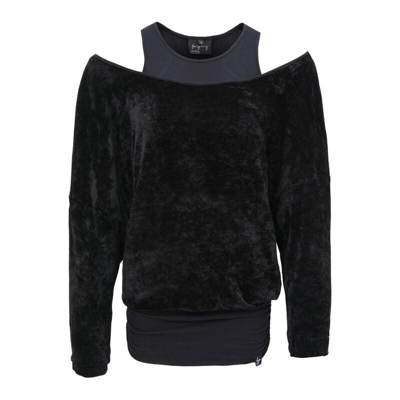 rock revival "Bella" Long-sleeve Shirt purple-black by Forplay