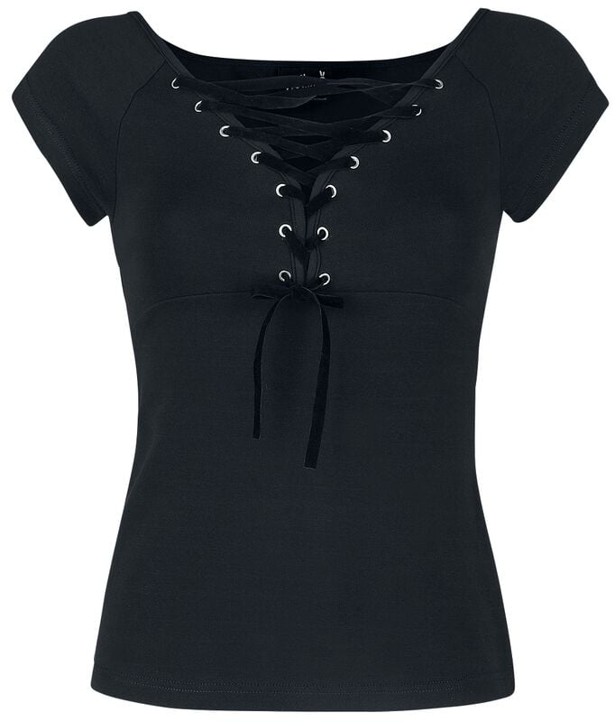 rock revival "Belladonna Top" T-Shirt black by Hell Bunny