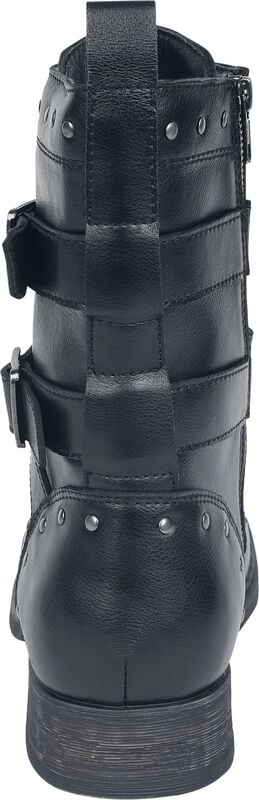 Rock Revival "Biker Boots" Boot Black By Rock Rebel By EMP