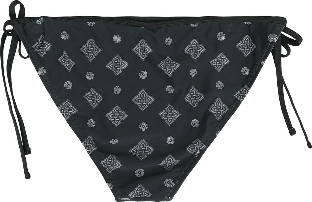 Rock Revival "Bikini Bottoms With Celtic Prints" Bikini Bottom Black By Black Premium By EMP
