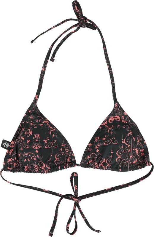 Rock Revival "Bikini Top With Alloverprint" Bikini Top Black By RED By EMP