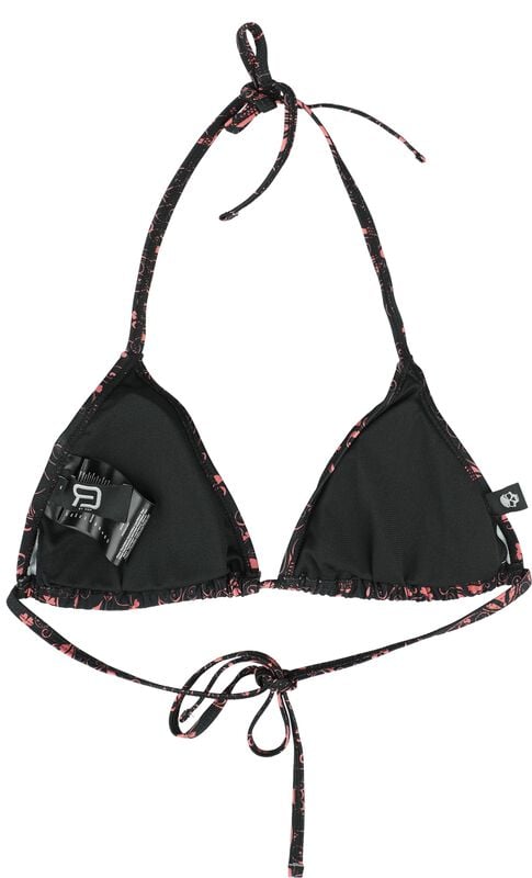 Rock Revival "Bikini Top With Alloverprint" Bikini Top Black By RED By EMP