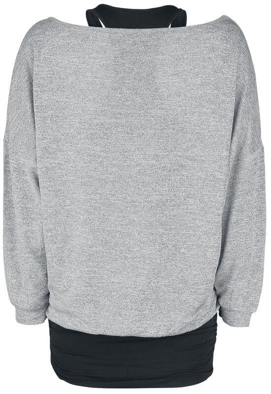 Rock Revival "Billie" Long-sleeve Shirt Black-grey By Forplay