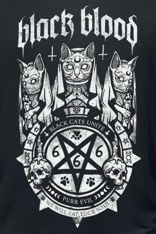 Rock Revival "Black Blood By Gothicana" Long-sleeve Shirt Black By Black Blood By Gothicana