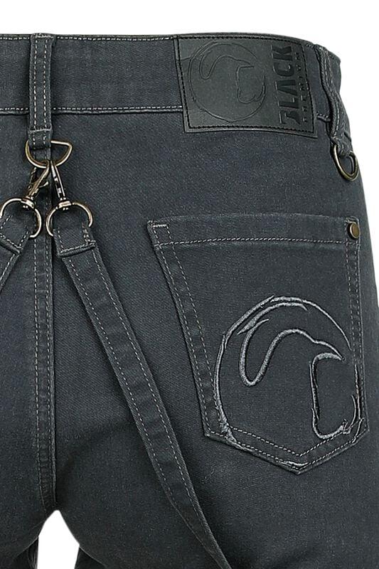 Rock Revival "Black Premium By EMP" Shorts Grey By Black Premium By EMP