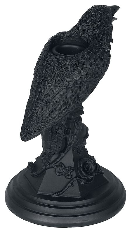 Rock Revival "Black Raven Candleholder" Candle Holder By Alchemy England