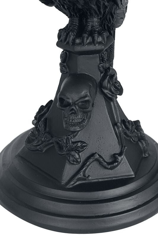 Rock Revival "Black Raven Candleholder" Candle Holder By Alchemy England