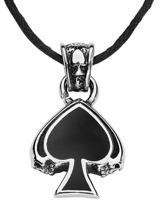 rock revival "Black Spade" Necklace silver-coloured by etNox hard and heavy